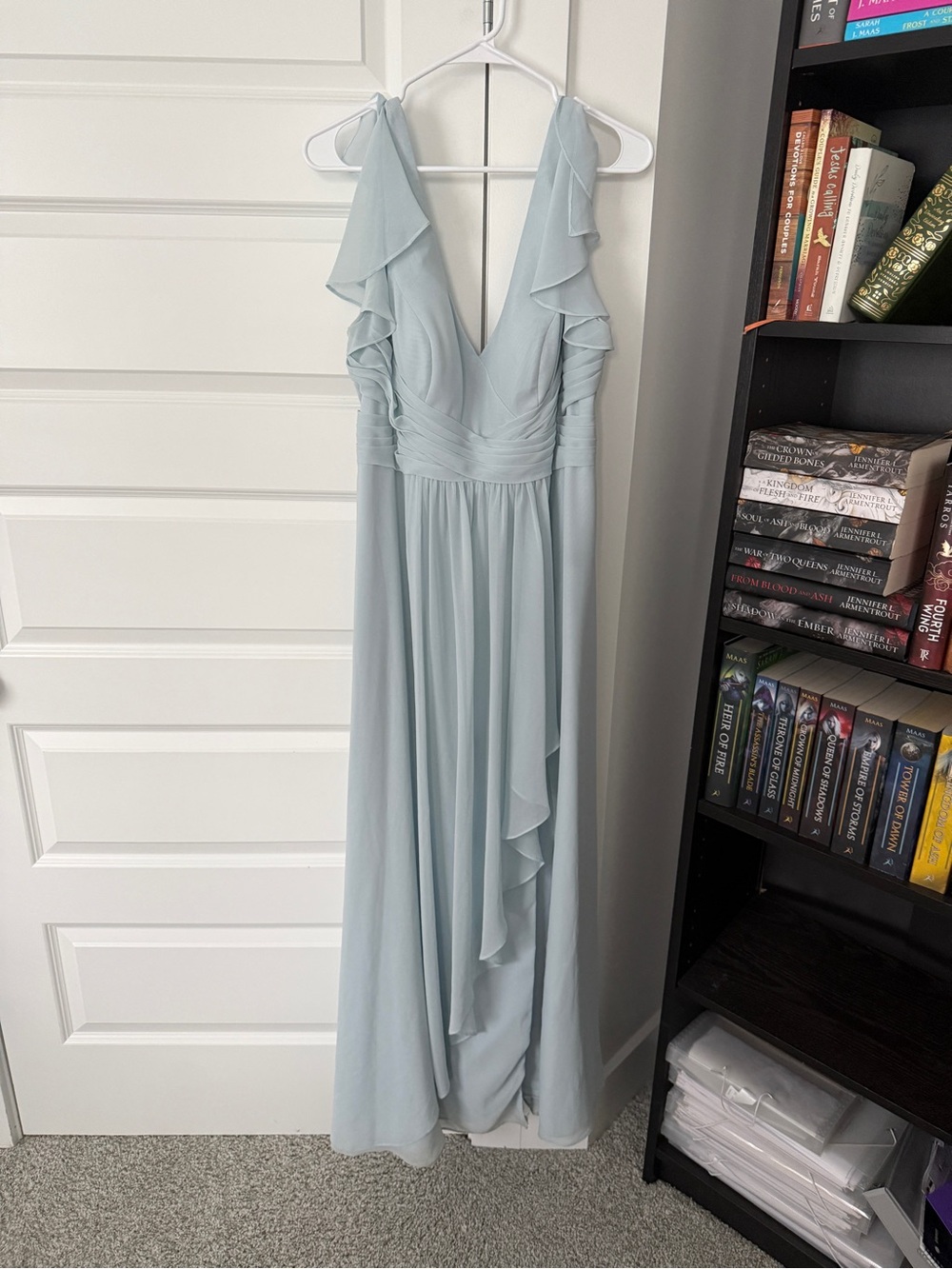 Azazie Omari Dress in Mist